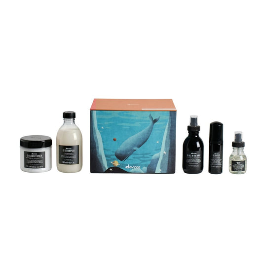 DAVINES OI Lux Holiday Gift Box 25 - kaikille hiustyypeille - Salonmarjoahola - Shop