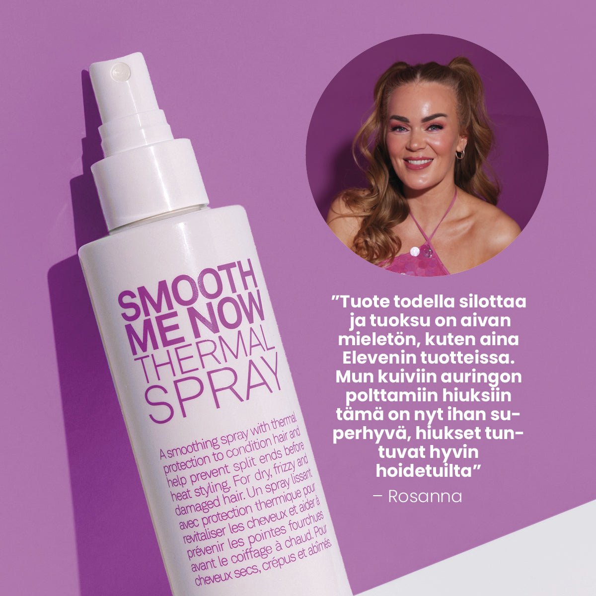 ELEVEN Smooth Me Now Thermal Spray 200 ml - Salonmarjoahola - Shop