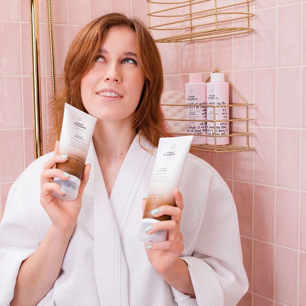 Four Reasons Color Mask Toning Shampoo Chocolate 250ml - Salonmarjoahola - Shop
