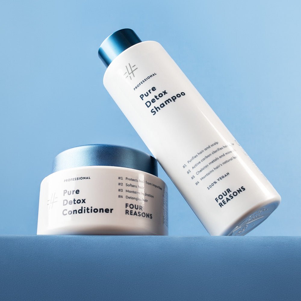 Four Reasons Pure Detox shampoo ja hoitoaine yhteispaketti - Salonmarjoahola - Shop