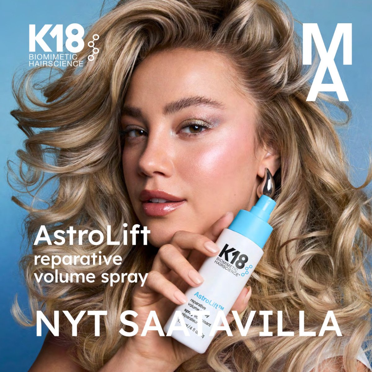 K18 AstroLift Volume Spray mini 15ml - Salonmarjoahola - Shop