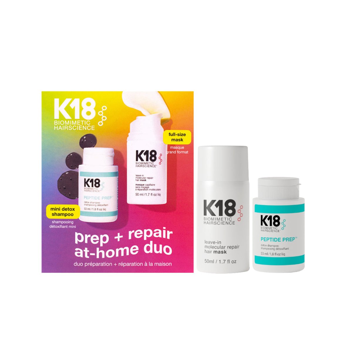 K18 Home Duo - Prepare and Repair Duo - Salonmarjoahola - Shop