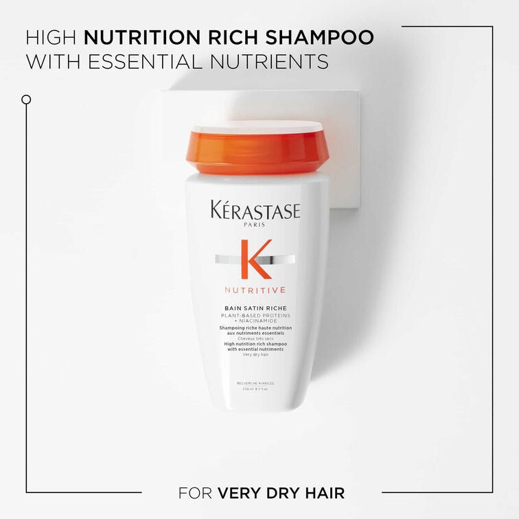Kerastase Nutritive Bain Satin Riche Shampoo 500ml - Salonmarjoahola - Shop