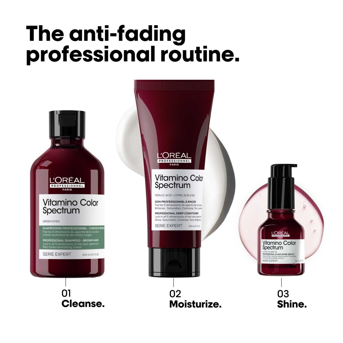 L'Oreal Vitamino Color Spectrum Green Shampoo 300ml - Salonmarjoahola-Shop