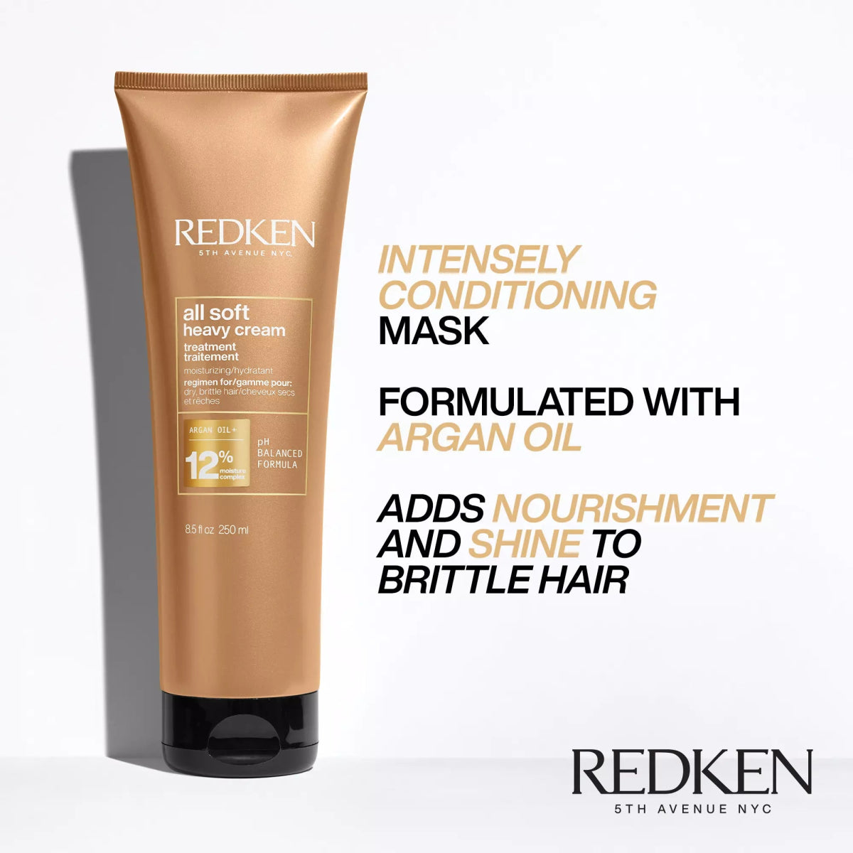 Redken All Soft Heavy Cream Treatment Mask 250 ml - Salonmarjoahola - Shop