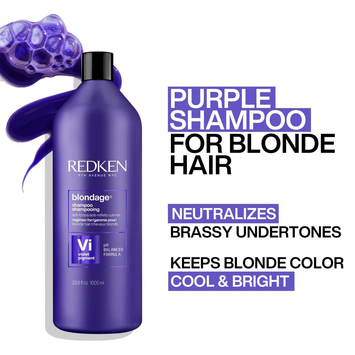 Redken Color Extend Blonde Shampoo 1000mlL - Salonmarjoahola - Shop