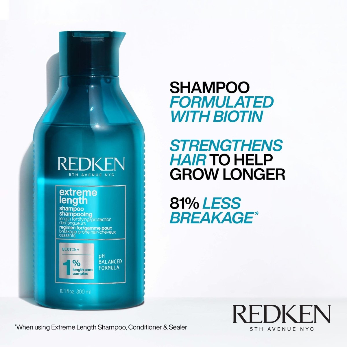 Redken Extreme Lenght Shampoo - Salonmarjoahola - Shop