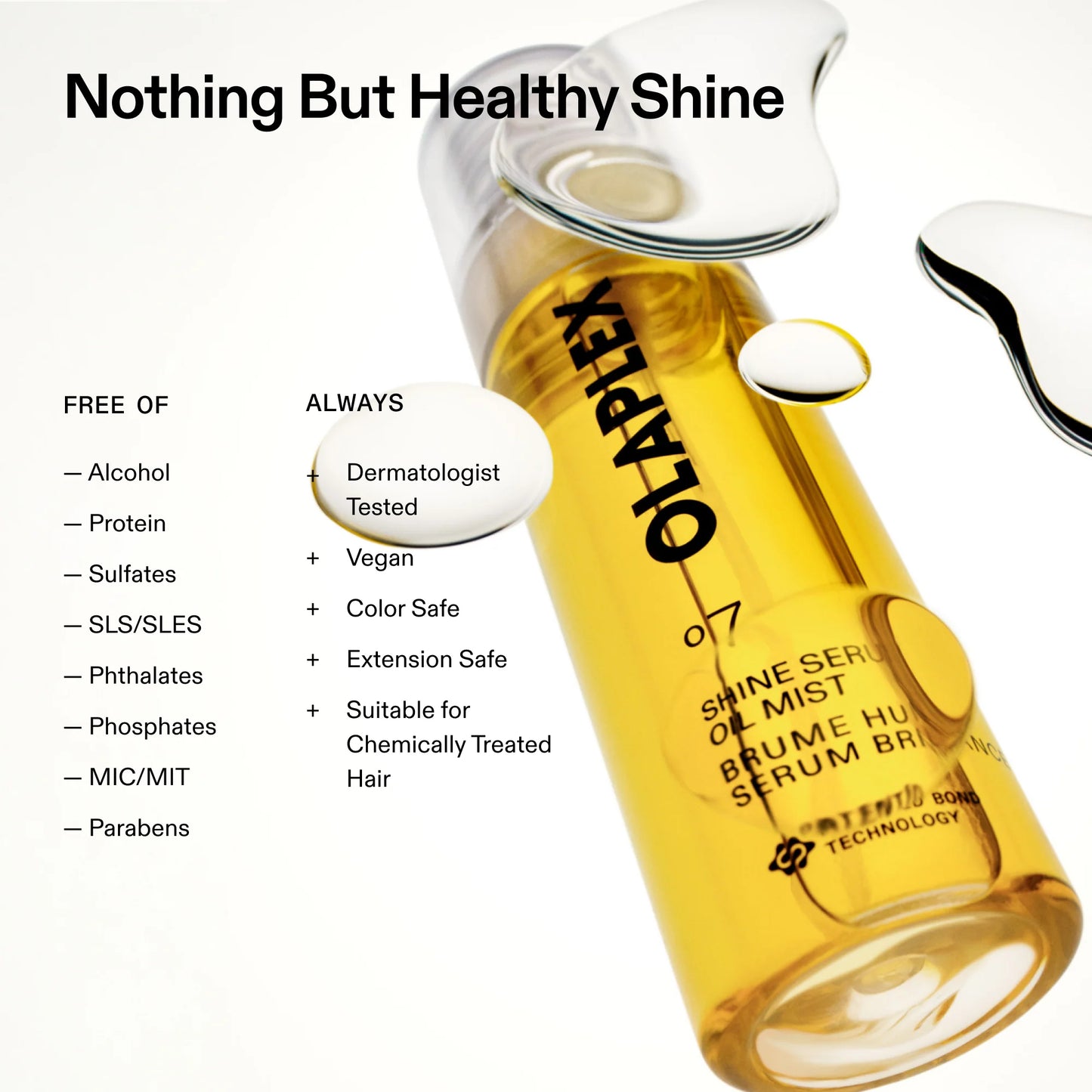 UUSI OLAPLEX 7  Shine Serum Oil Mist 80ml - Kevyt öljy- ja seerumihoitosuihke
