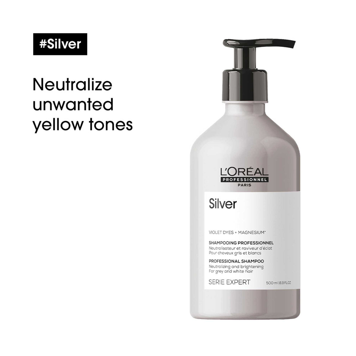 Loreal Professionnal Silver Shampoo 500ml