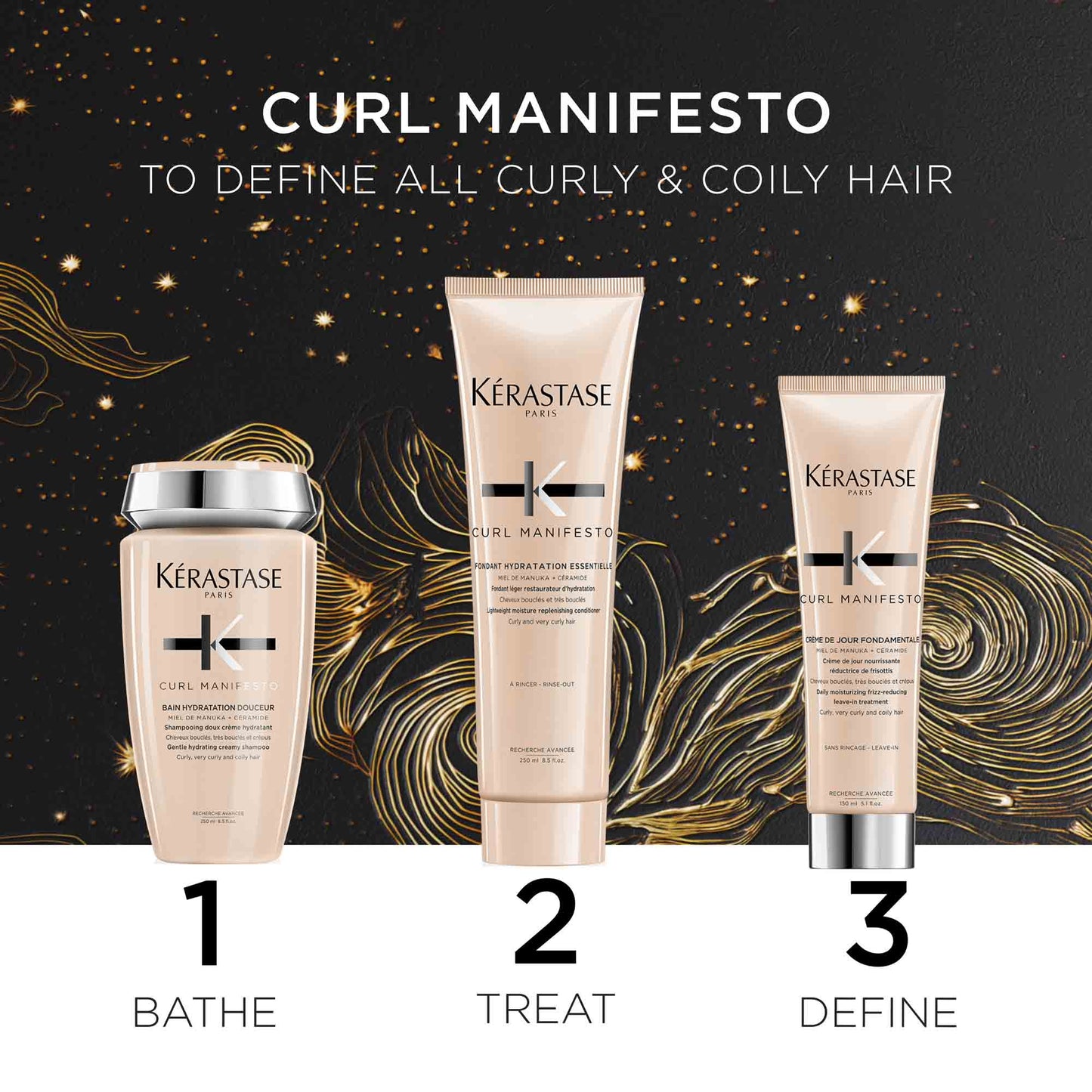 KERASTASE CURL MANIFESTO Holidays Set 2024 kiharille hiuksille