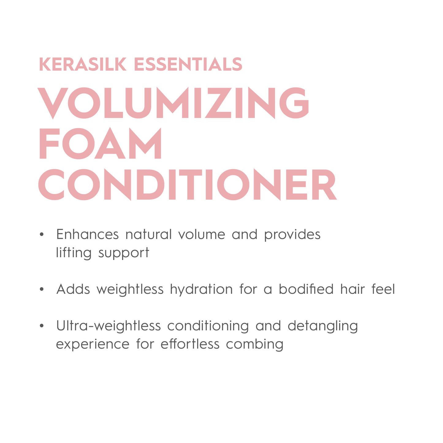 KERASILK Volumizing Foam Conditioner 150ml