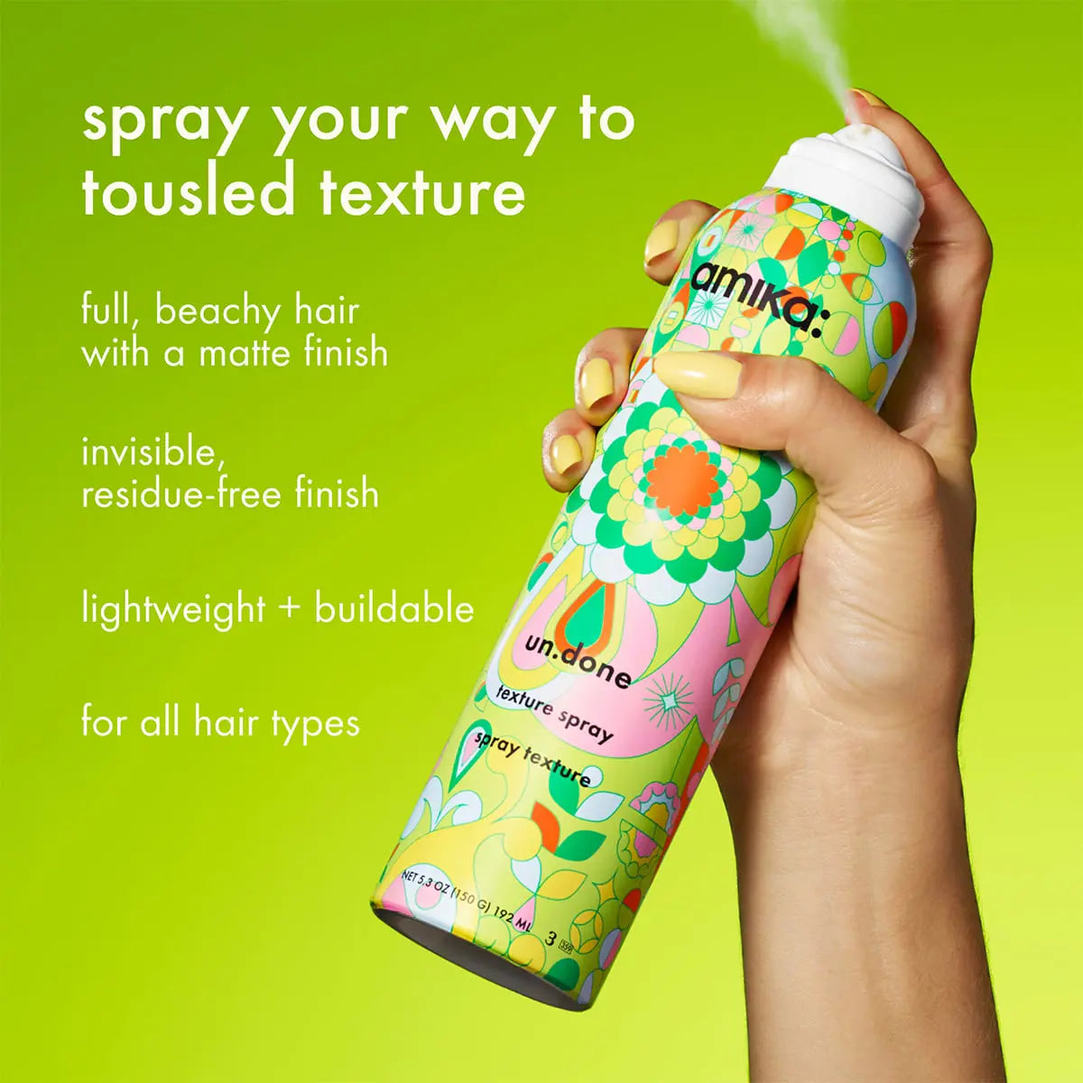 Amika Un.done Volume & Texture Spray 209ml