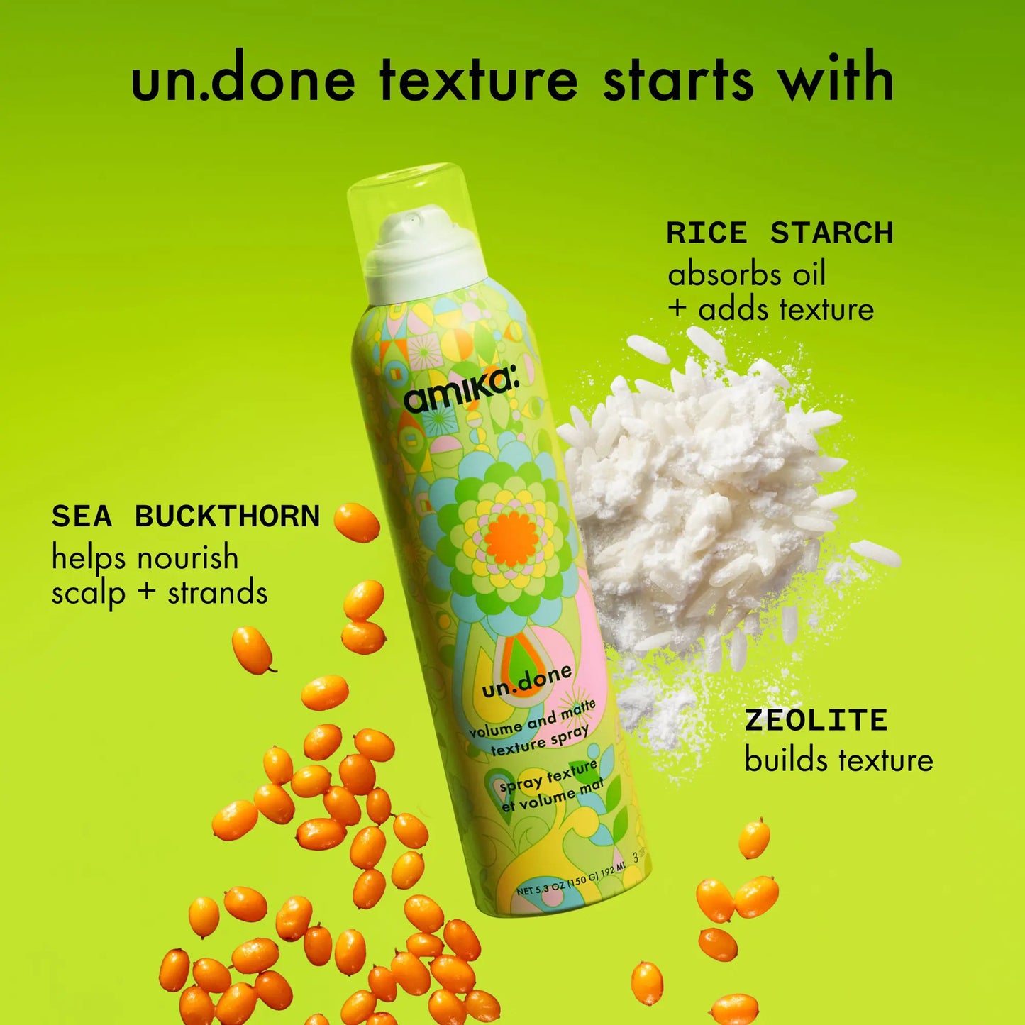 Amika Un.done Volume & Texture Spray 209ml