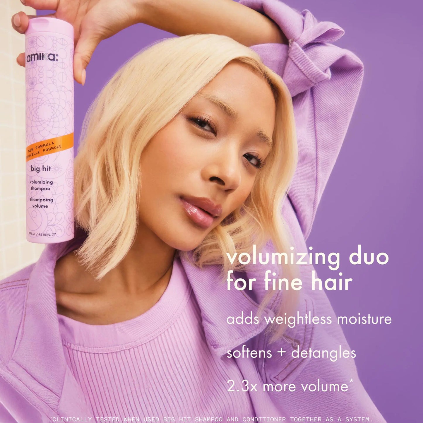 Amika Big Hit Volumizing Shampoo 1000ml