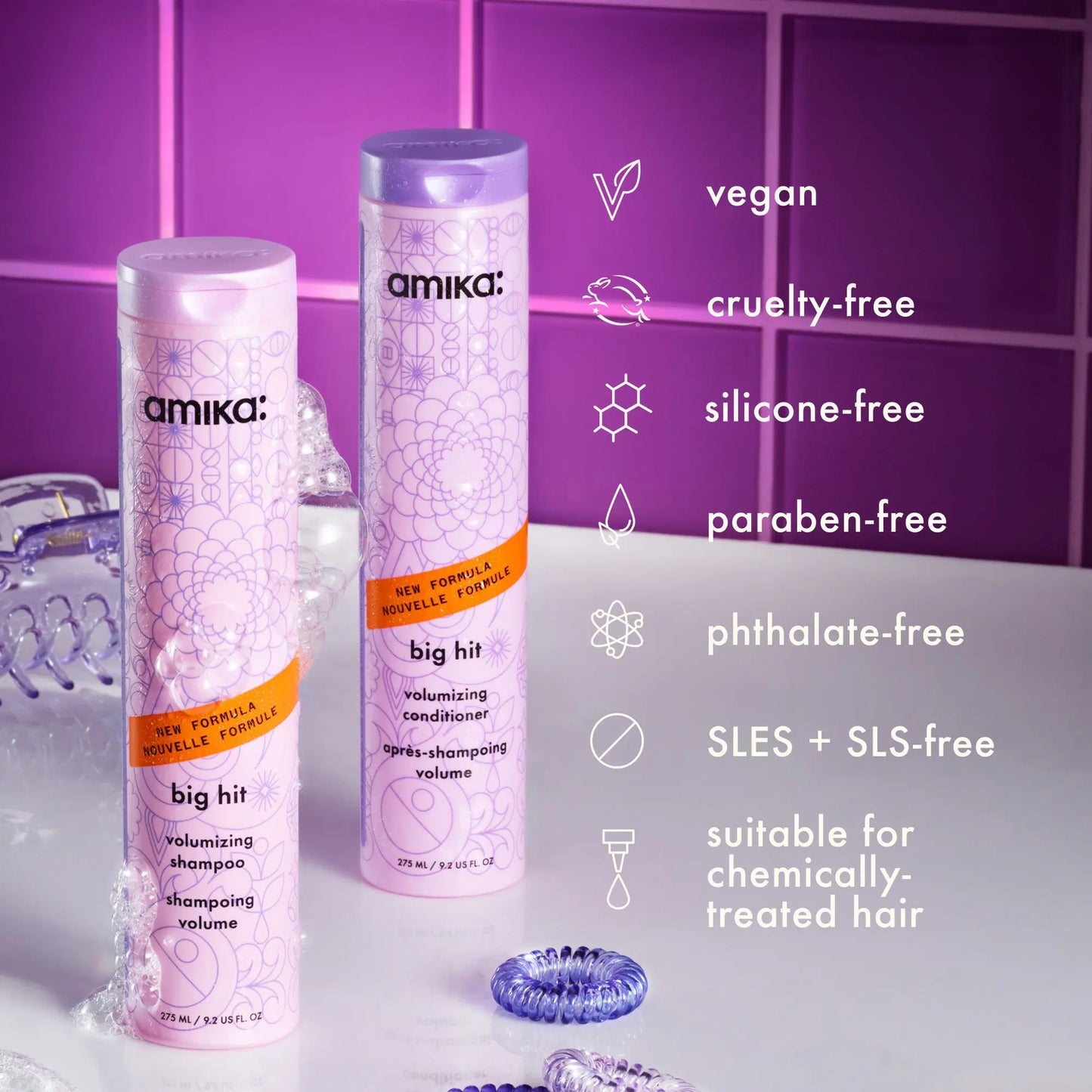 Amika Big Hit Volumizing Shampoo 1000ml