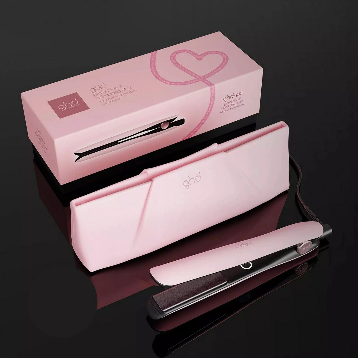 Uusi ghd gold 26mm suoristusrauta - Dusted Pink