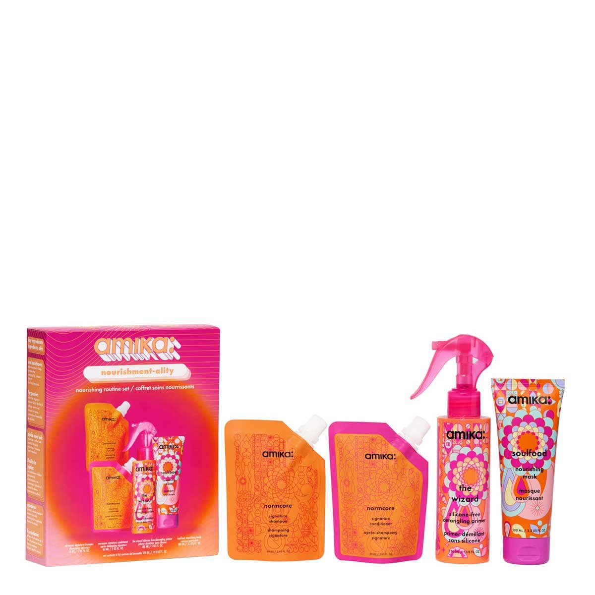 Amika Nourishment - ality Nourishing Routine Set - Salonmarjoahola - Shop