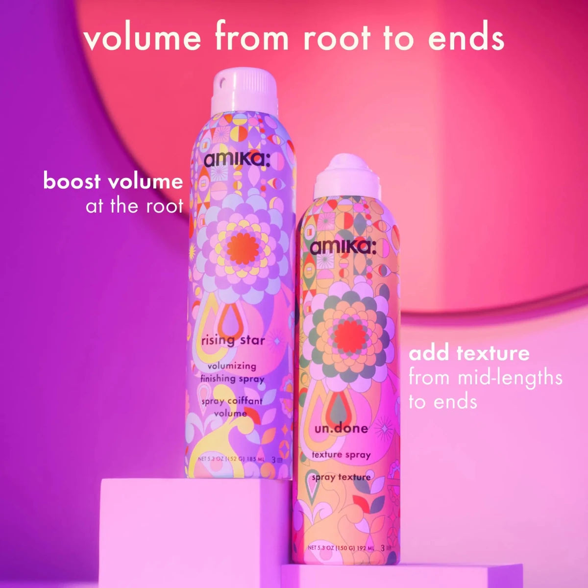 Amika Rising Star Volumizing Finishing Spray 200ml - Salonmarjoahola-Shop