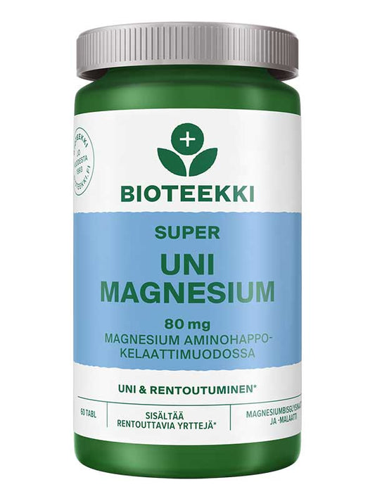 Bioteekki Super unimagnesium 60 tabletti - Salonmarjoahola - Shop