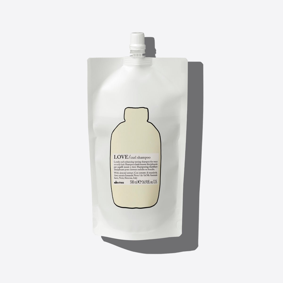 Davines EHC LOVE CURL Shampoo 500ml Refill - Salonmarjoahola - Shop