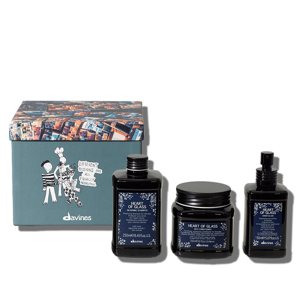 DAVINES HEART OF GLASS GLA Holiday Kit 2024 - Salonmarjoahola - Shop