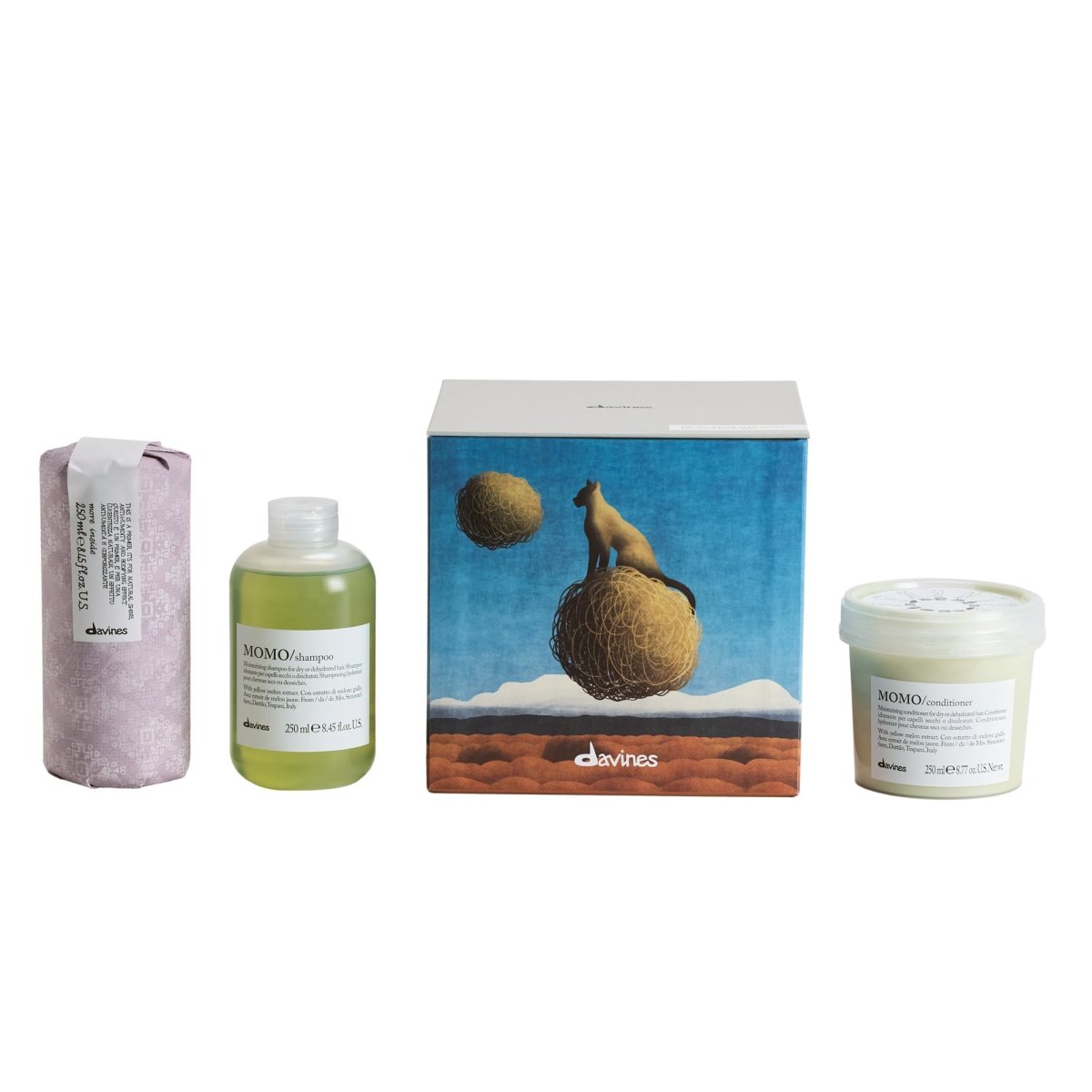 DAVINES Momo Holiday Gift Box 25 - kuiville hiuksille - Salonmarjoahola - Shop