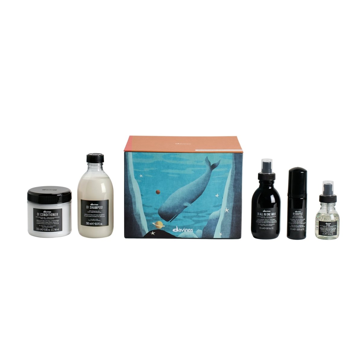 DAVINES OI Lux Holiday Gift Box 25 - kaikille hiustyypeille - Salonmarjoahola - Shop