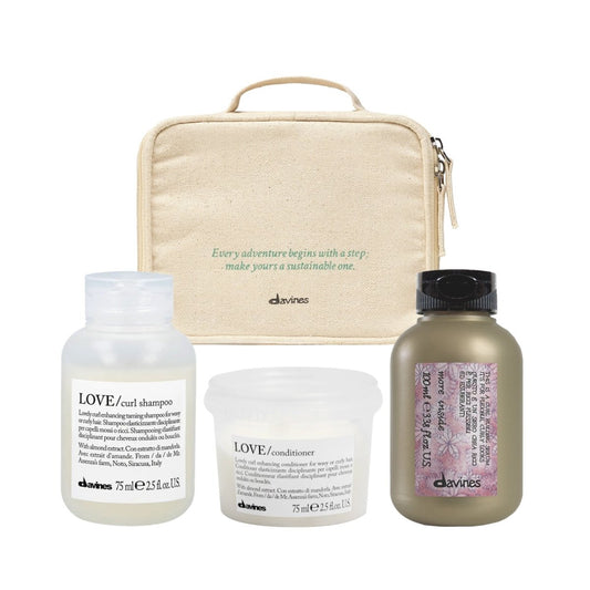 Davines Travel Beauty Bag - Love Curl - Salonmarjoahola - Shop