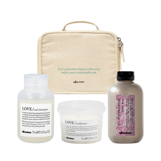 Davines Travel Beauty Bag - Love Curl - Salonmarjoahola - Shop