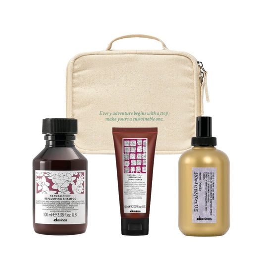 Davines Travel Beauty Bag - Natural Tech Replumbing - Salonmarjoahola - Shop
