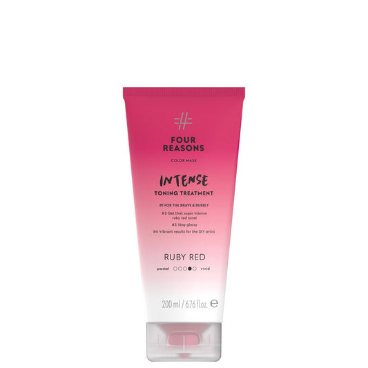 Four Reasons Color Mask Intense Toning Treatment Ruby Red 200 ml - Salonmarjoahola - Shop