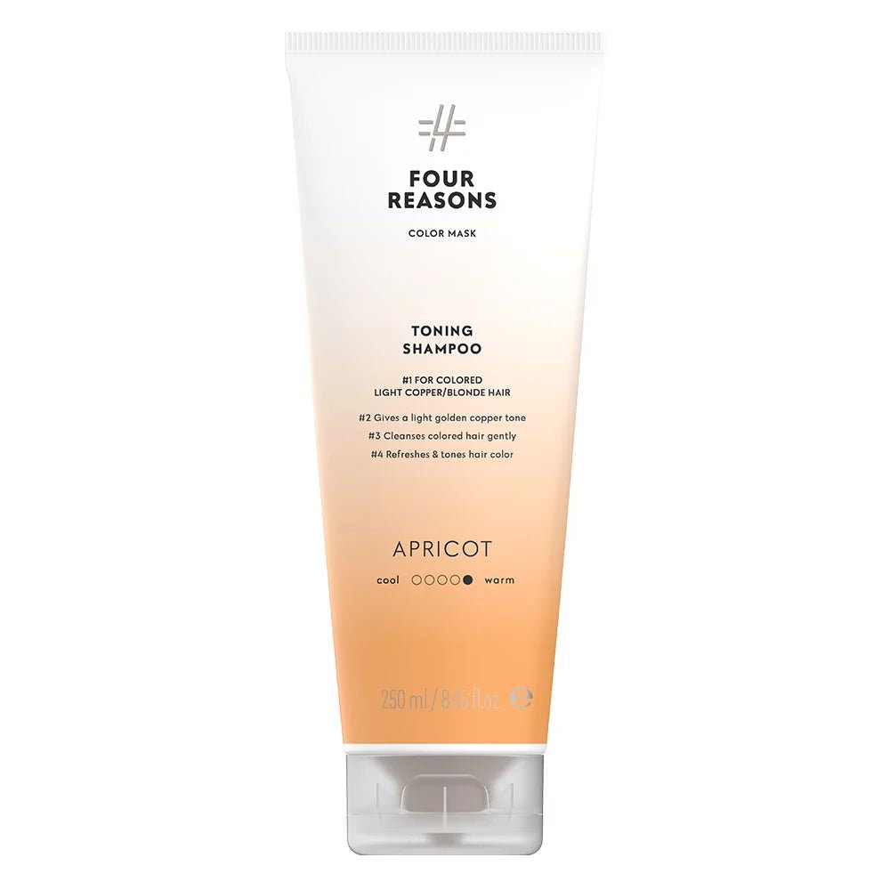 Four Reasons Color Mask Toning Shampoo Apricot 250ml - Salonmarjoahola - Shop