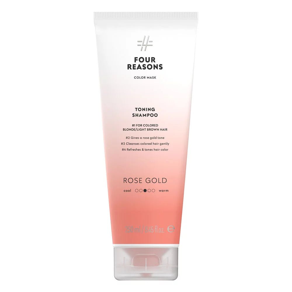 Four Reasons Color Mask Toning Shampoo Rose Gold 250ml - Salonmarjoahola - Shop