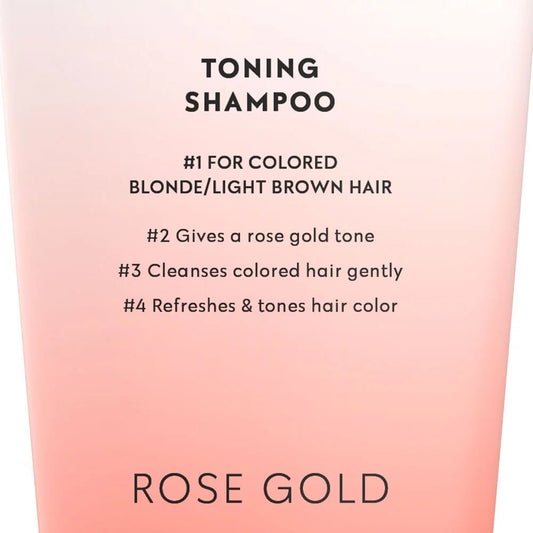 Four Reasons Color Mask Toning Shampoo Rose Gold 250ml - Salonmarjoahola - Shop