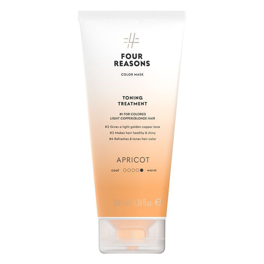 Four Reasons Color Mask Toning Treatment Apricot 200 ml - Salonmarjoahola - Shop