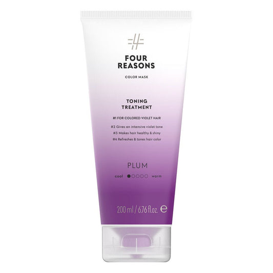 Four Reasons Color Mask Toning Treatment Plum 200 ml - Salonmarjoahola - Shop