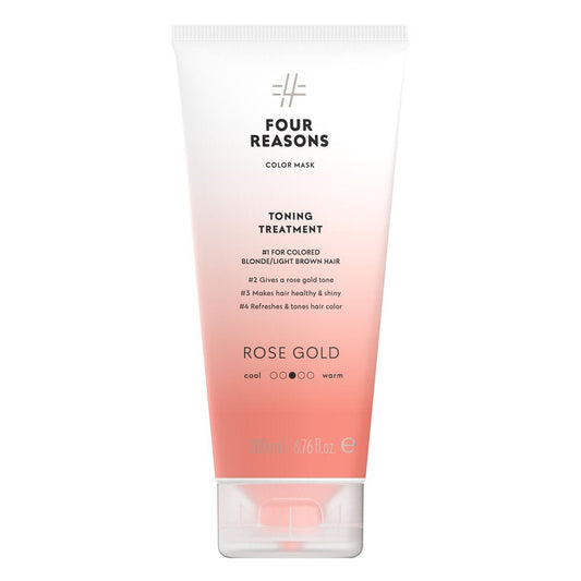 Four Reasons Color Mask Toning Treatment Rose Gold 200 ml - Salonmarjoahola - Shop