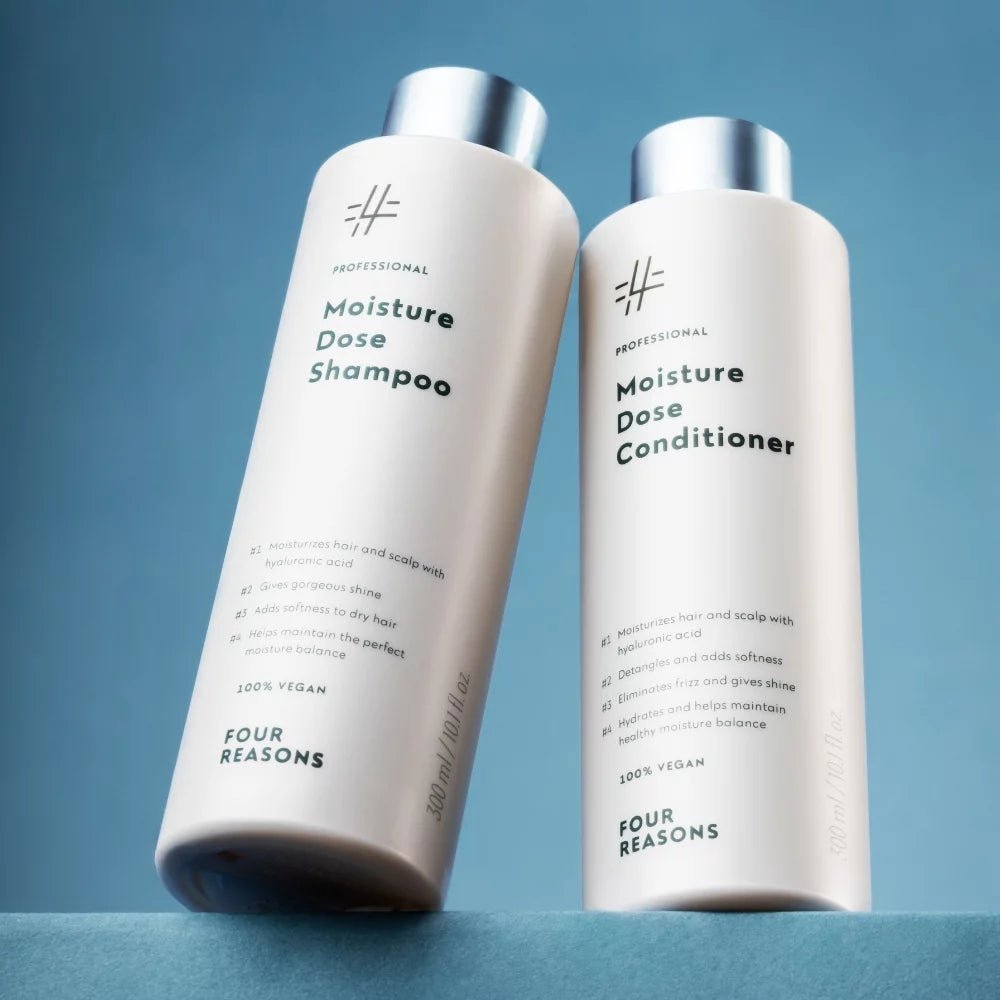 Four Reasons Moisture Dose shampoo ja hoitoaine paketti - Salonmarjoahola - Shop