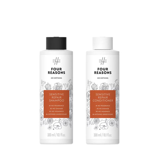 Four Reasons No Nothing Sensitive Repair Shampoo ja Hoitoaine 300ml - Salonmarjoahola - Shop