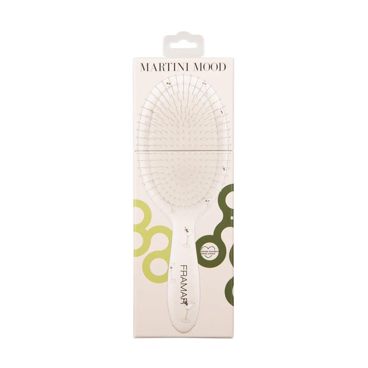 FRAMAR Detangle Brush -hiusharja, Extra Dirty - Martini Mood - Salonmarjoahola-Shop