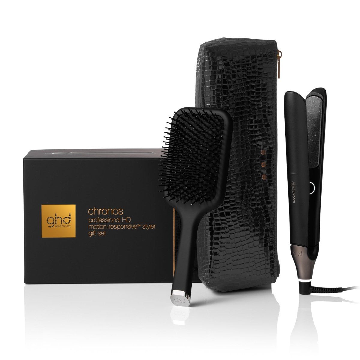 ghd Chronos Christmas Gift Set - MUSTA - Lahjapakkaus - Salonmarjoahola - Shop
