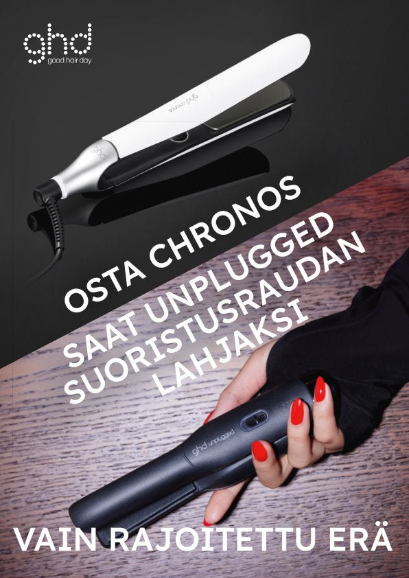 ghd Chronos ja UnPlugged yhteispaketti - Valkoinen - Salonmarjoahola - Shop