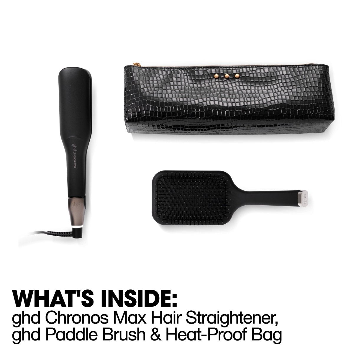 ghd Chronos Max Christmas Gift Set - MUSTA - Lahjapakkaus - Salonmarjoahola - Shop