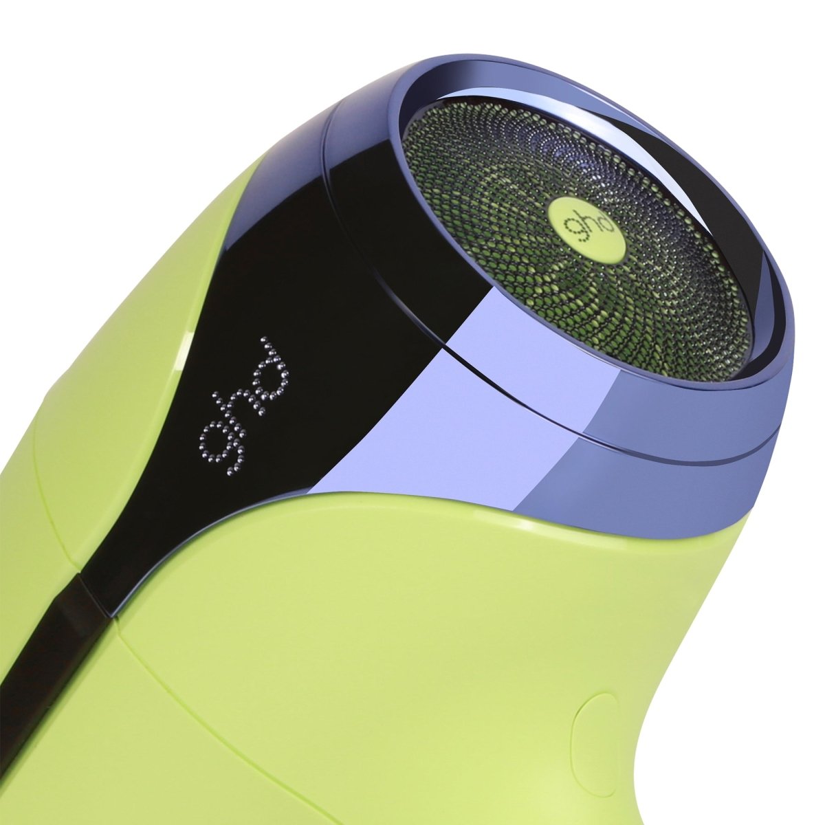 ghd Helios – hiustenkuivaaja cyber lime - värissä - Salonmarjoahola - Shop