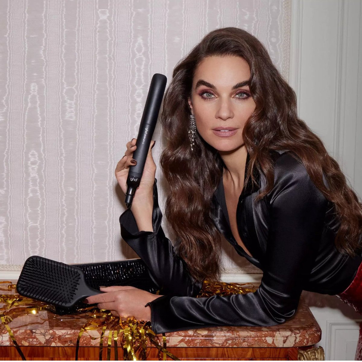 ghd Platinum+ - Suoristusrauta Musta XMASS 25 - Salonmarjoahola - Shop