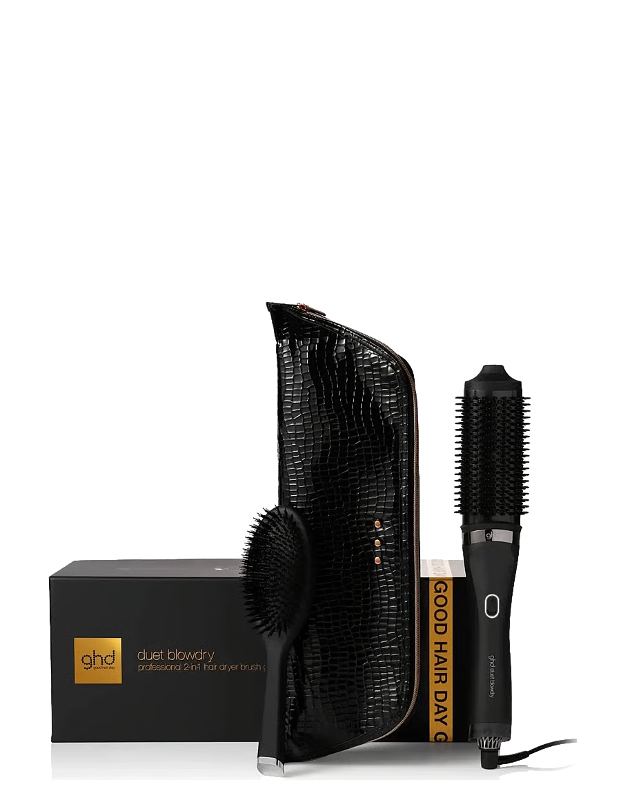 UUSI ghd Duet Blowdry + Gift set Musta