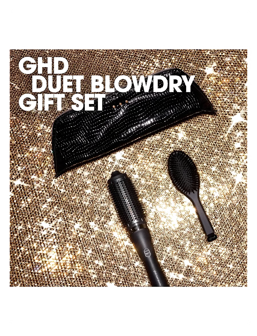 UUSI ghd Duet Blowdry + Gift set Musta