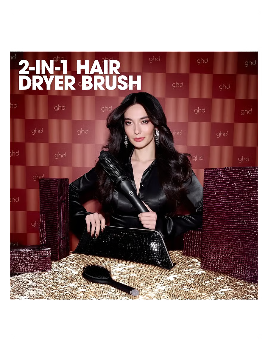 UUSI ghd Duet Blowdry + Gift set Musta