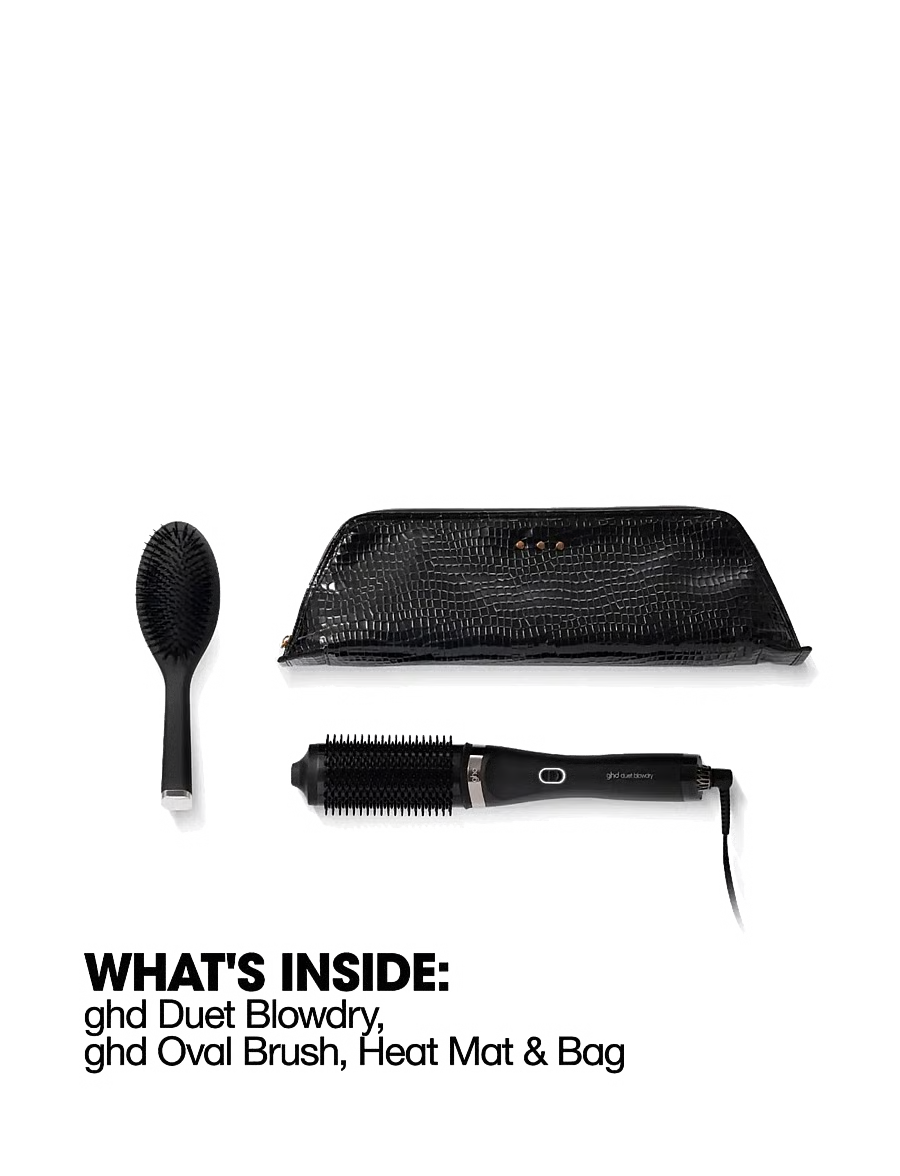UUSI ghd Duet Blowdry + Gift set Musta