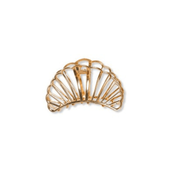 Gold Metall hiusklipsi simpukka - Salonmarjoahola-Shop